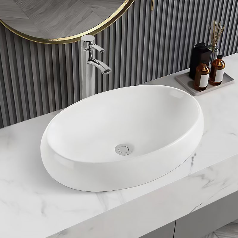 Mini Lavabo De Pared De Cerámica Para Diestros – 370x185x90 Mm, Incluye Grifo Y Desagüe, Ideal Para Aseos Pequeños