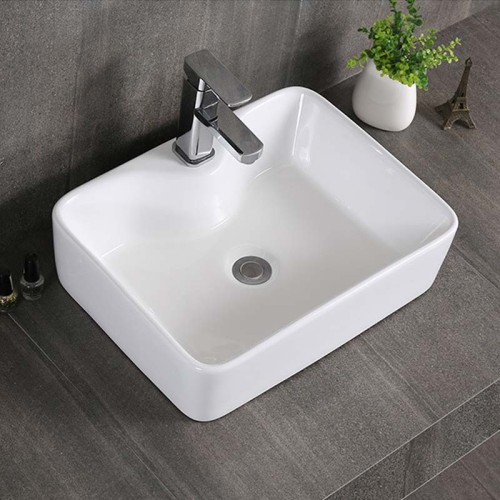 Lavabo Rectangular de Sobremesa para Baño