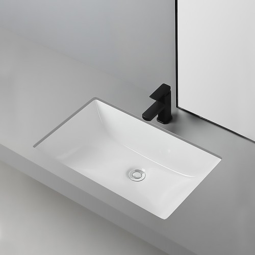 Lavabo Rectangular Pequeño de Montaje Bajo Encimera