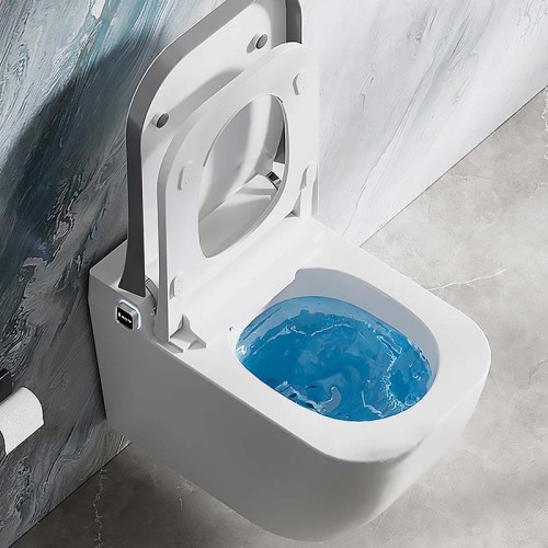 Inodoro de Pared con Tanque Oculto