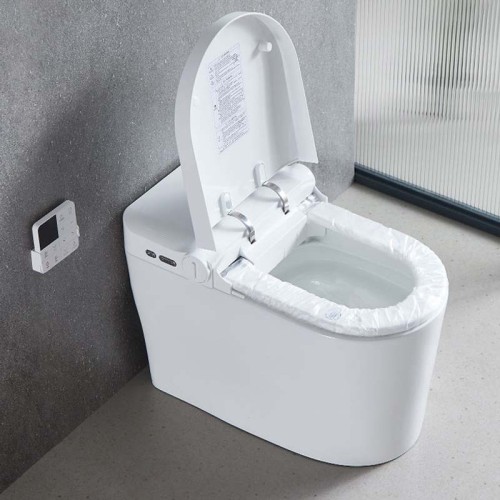 Hygienic Tankless Floor Mounted Toilet for Hotel, Shopping Mall, Hospital
