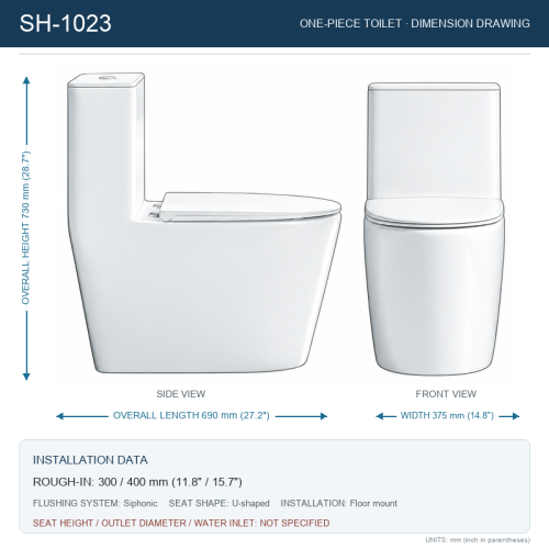 10 in Rough in Elongated Toilet Wholesale