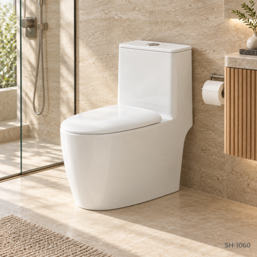 1.28 or 1.6 GPF Elongated Toilet Bowl 