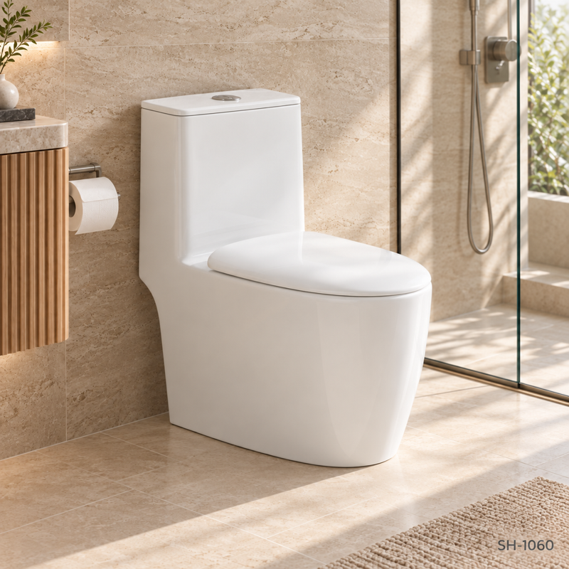 1.28 or 1.6 GPF Elongated Toilet Bowl
