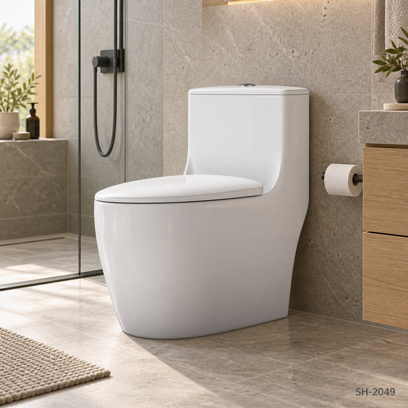 Ceramic Floor Mounted Western Toilet