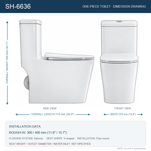 Contemporary Back to Wall Floor Mounted Toilet