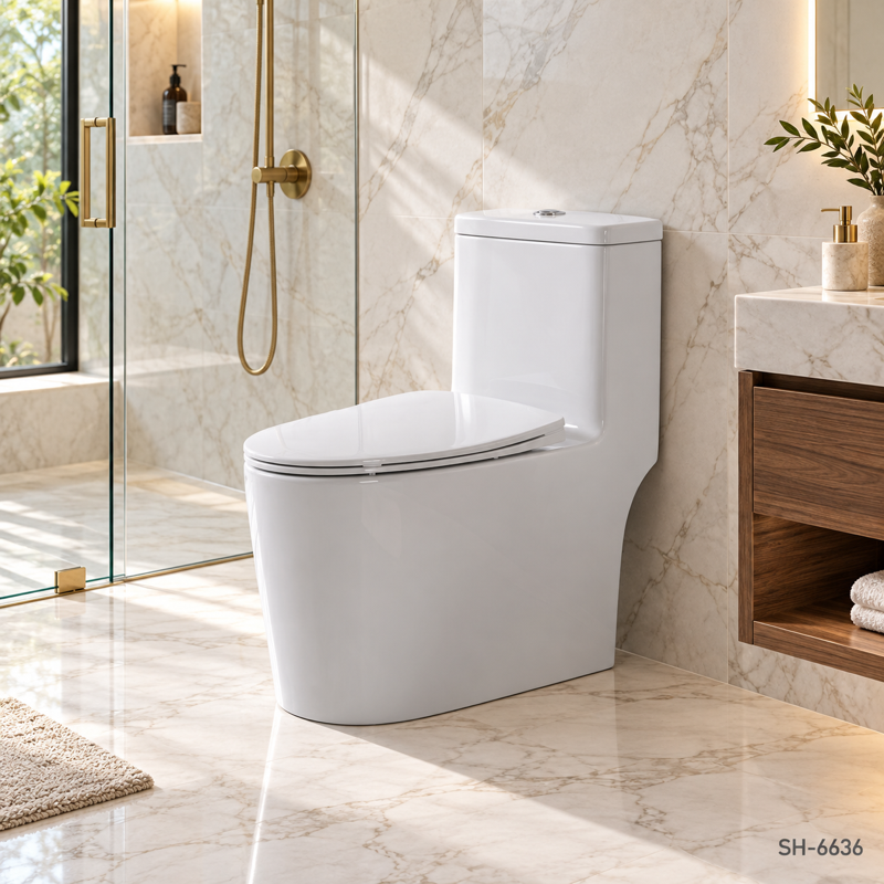 Contemporary Back to Wall Floor Mounted Toilet