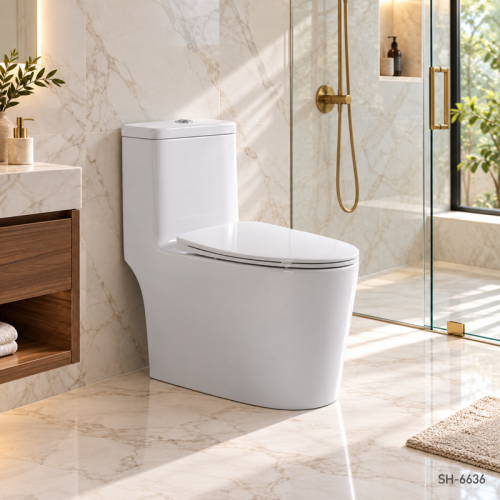 Contemporary Back to Wall Floor Mounted Toilet