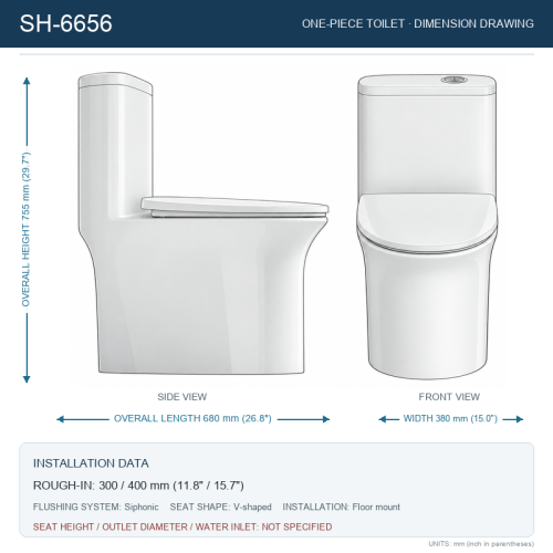 Double Vortex Flush Toilet Bowl