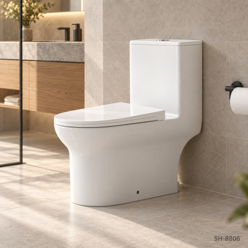 Modern Dual Flush Round Toilet
