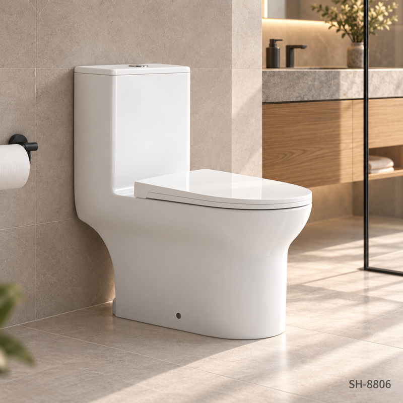 Modern Dual Flush Round Toilet