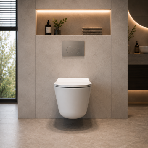 Compact Wall Hung Toilet Tornado Flush Sh-8810