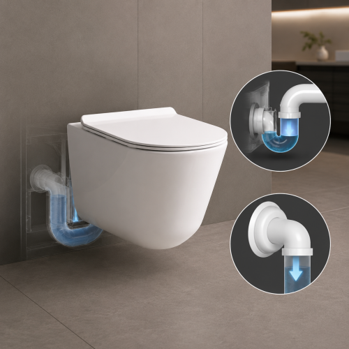 Wall Drain P-Trap