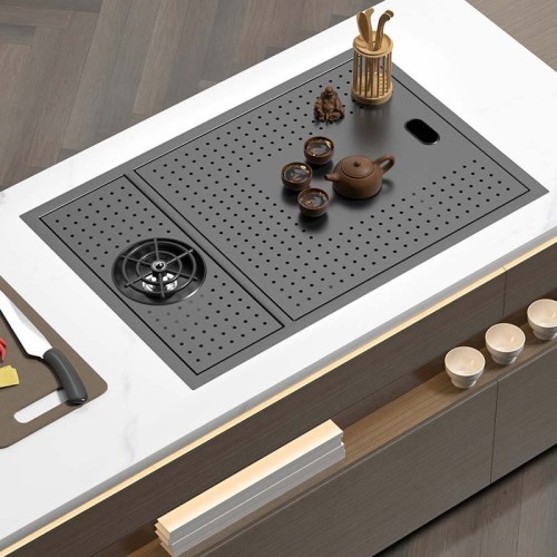 Undermount Double Bowl Workstation Sink