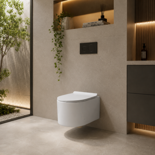 Wall Hung Toilet Bowl Tornado Flush for Commercial Bathroom