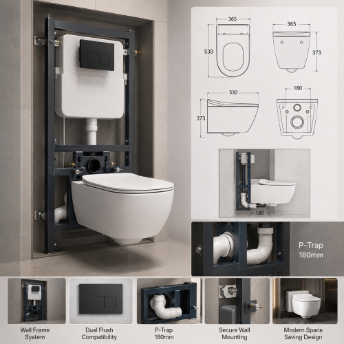SH-8825 wall frame system installation
