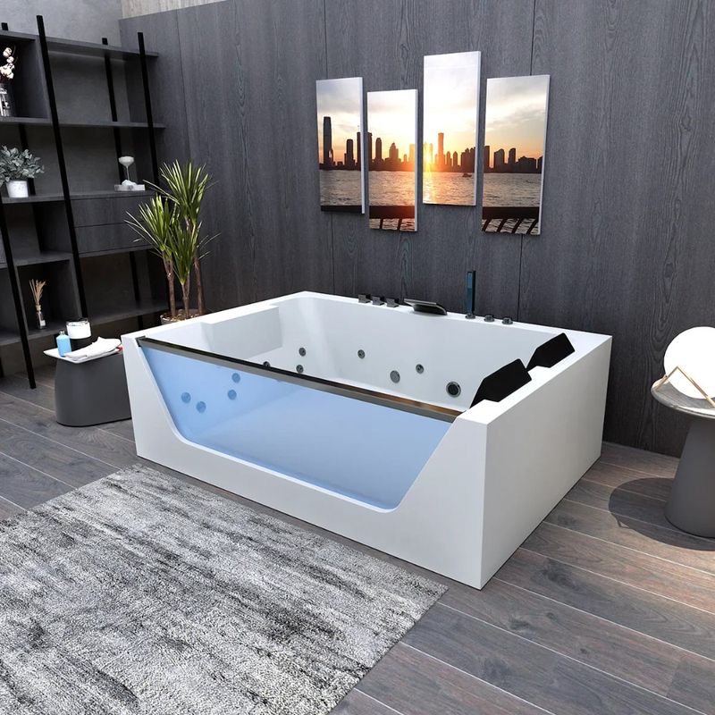 deep standard size tub