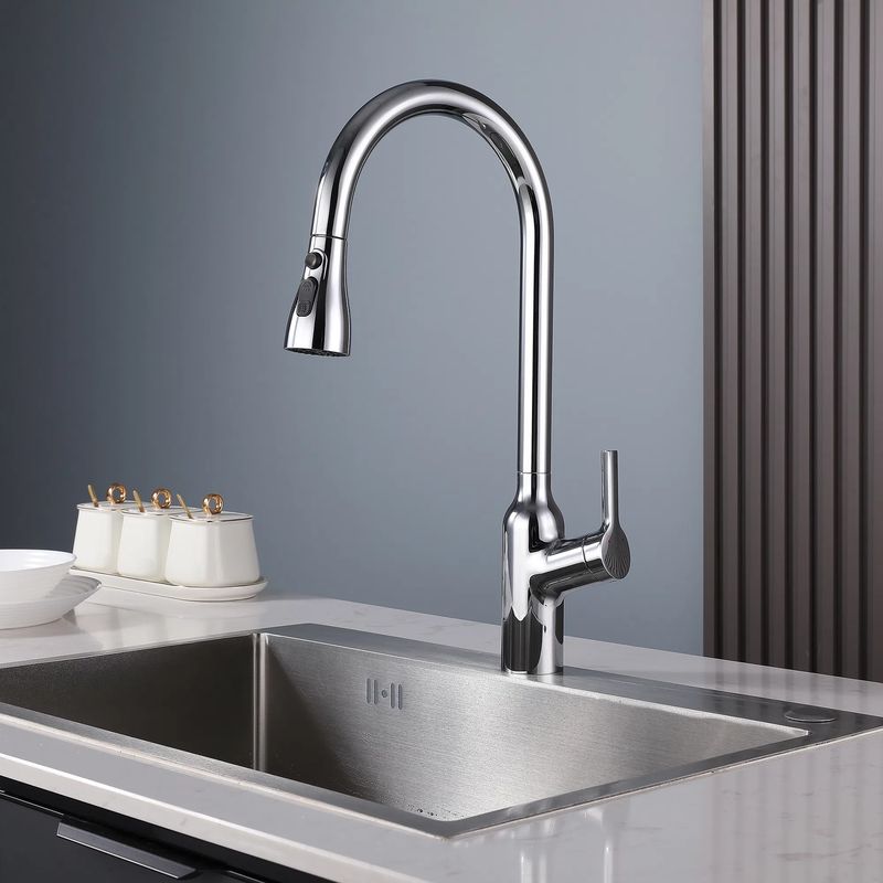 types of kitchen faucets