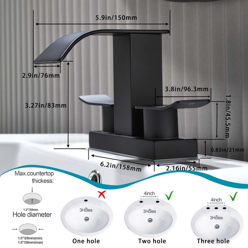 single handle vs two handle faucet