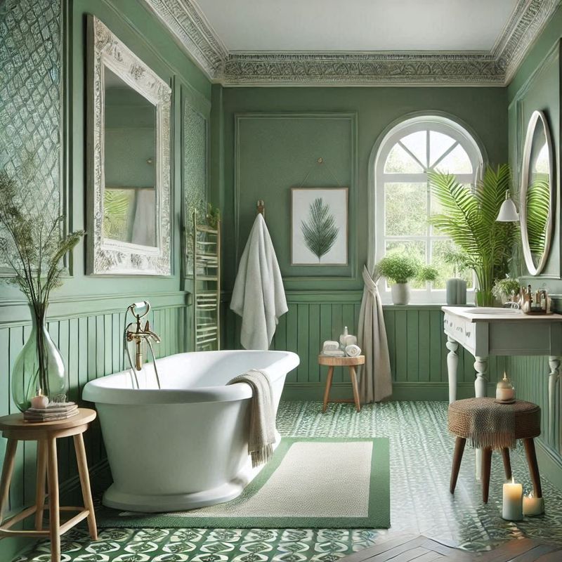 bathroom colour schemes