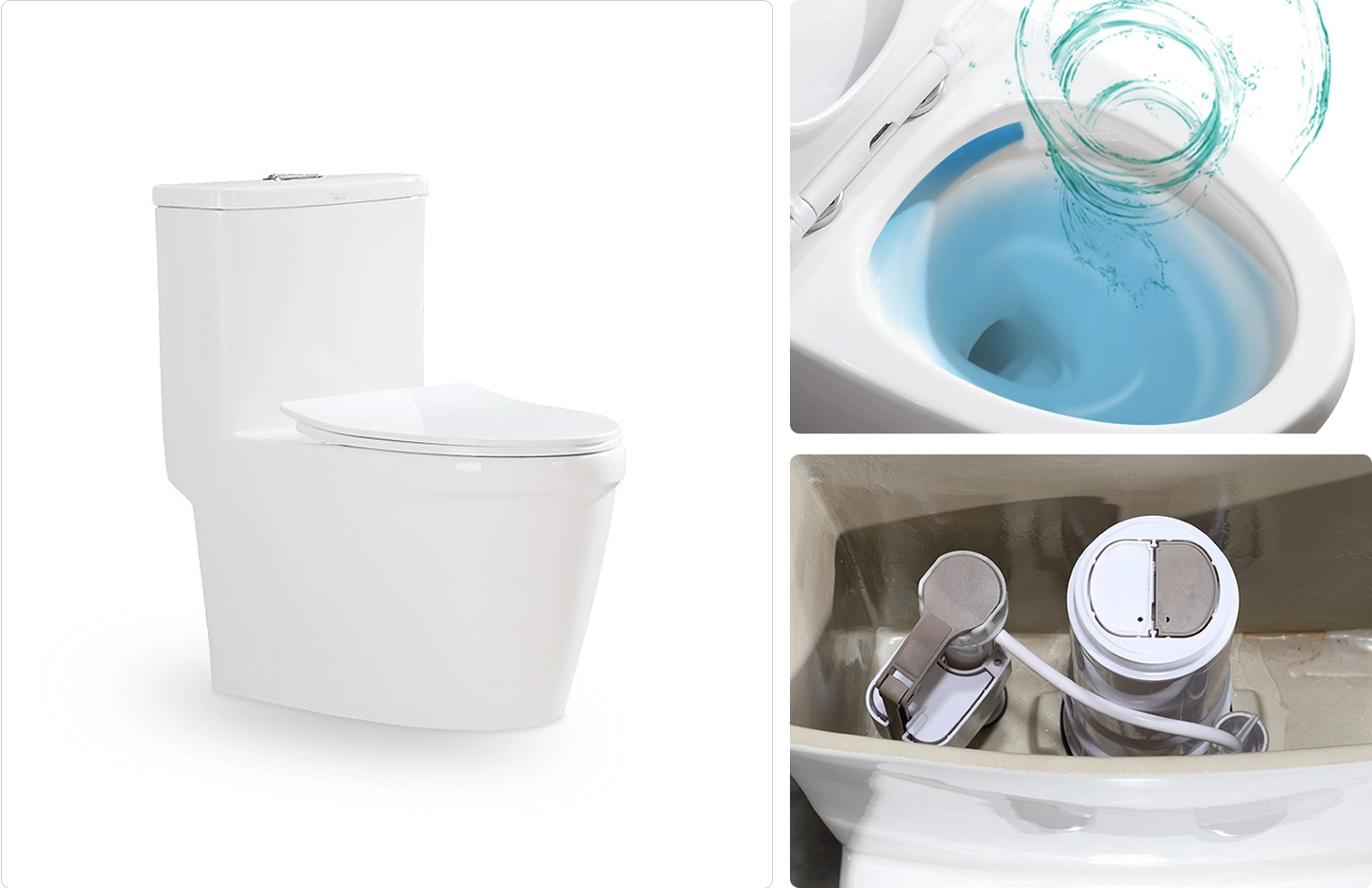 Toilet sifon satu bagian