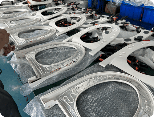 Toilet Seat Heating Wires Assembly and Testing